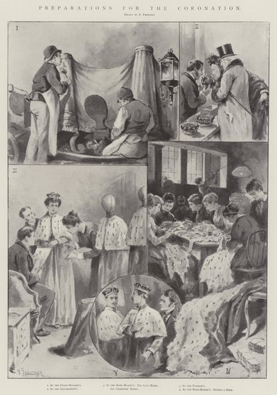 Preparations for the Coronation by Paul Frenzeny